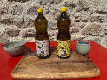 Huile de colza et tournesol