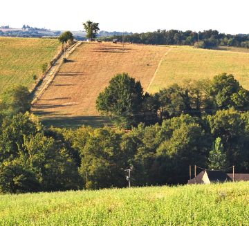 paysage depuis la ferme